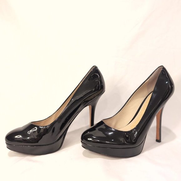 Joan & David Flipp Patent Leather Platform Pumps - Picture 5 of 8